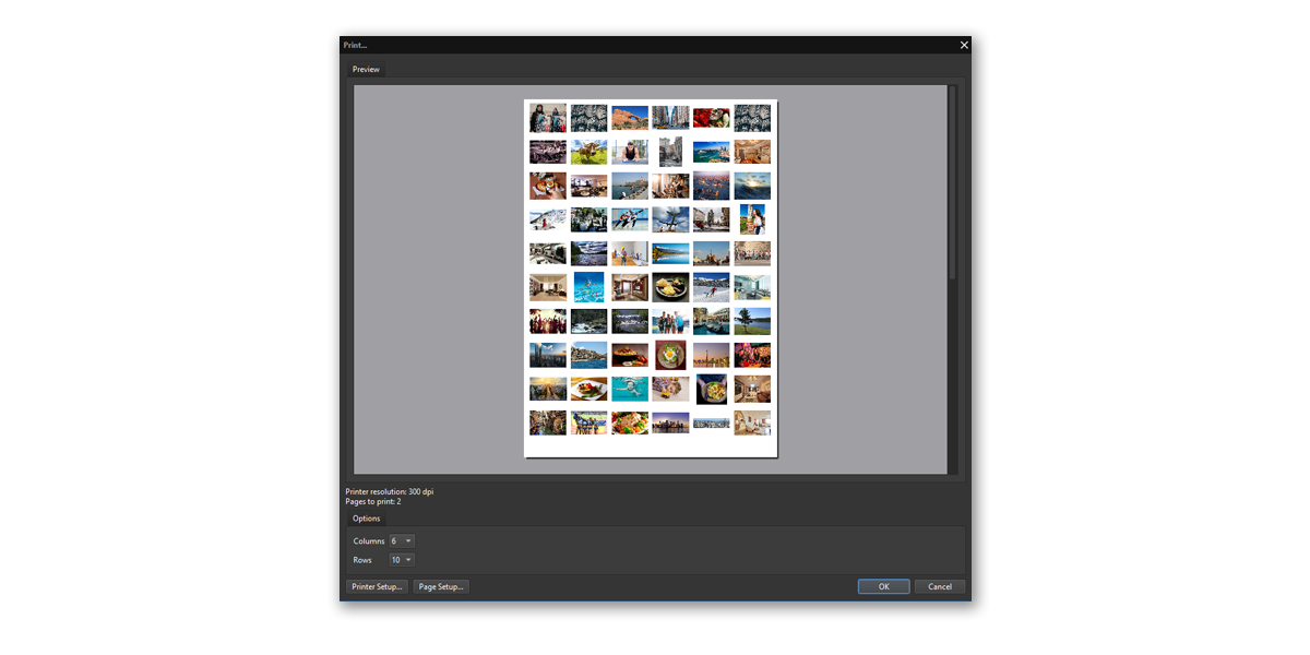 Software to print many photos