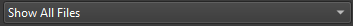 1. Default file filter