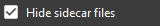 5. Sidecar files are used to store meta data