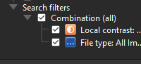 1. Active Search Filters