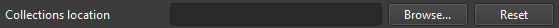5. Collections settings