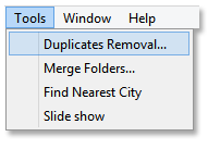 ImageRanger duplicate removal tool